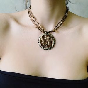 HANDMADE BEADED BOHEMIAN CHOKER NECKLACE